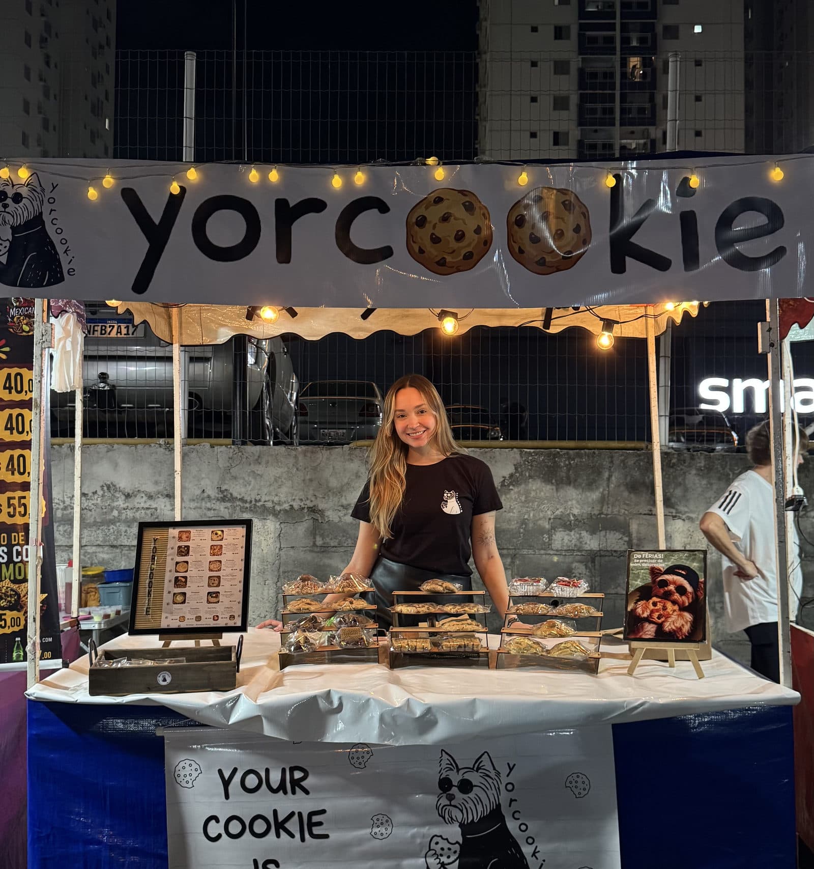 Banca da Yorcookie na Feira da Vila dos Alpes